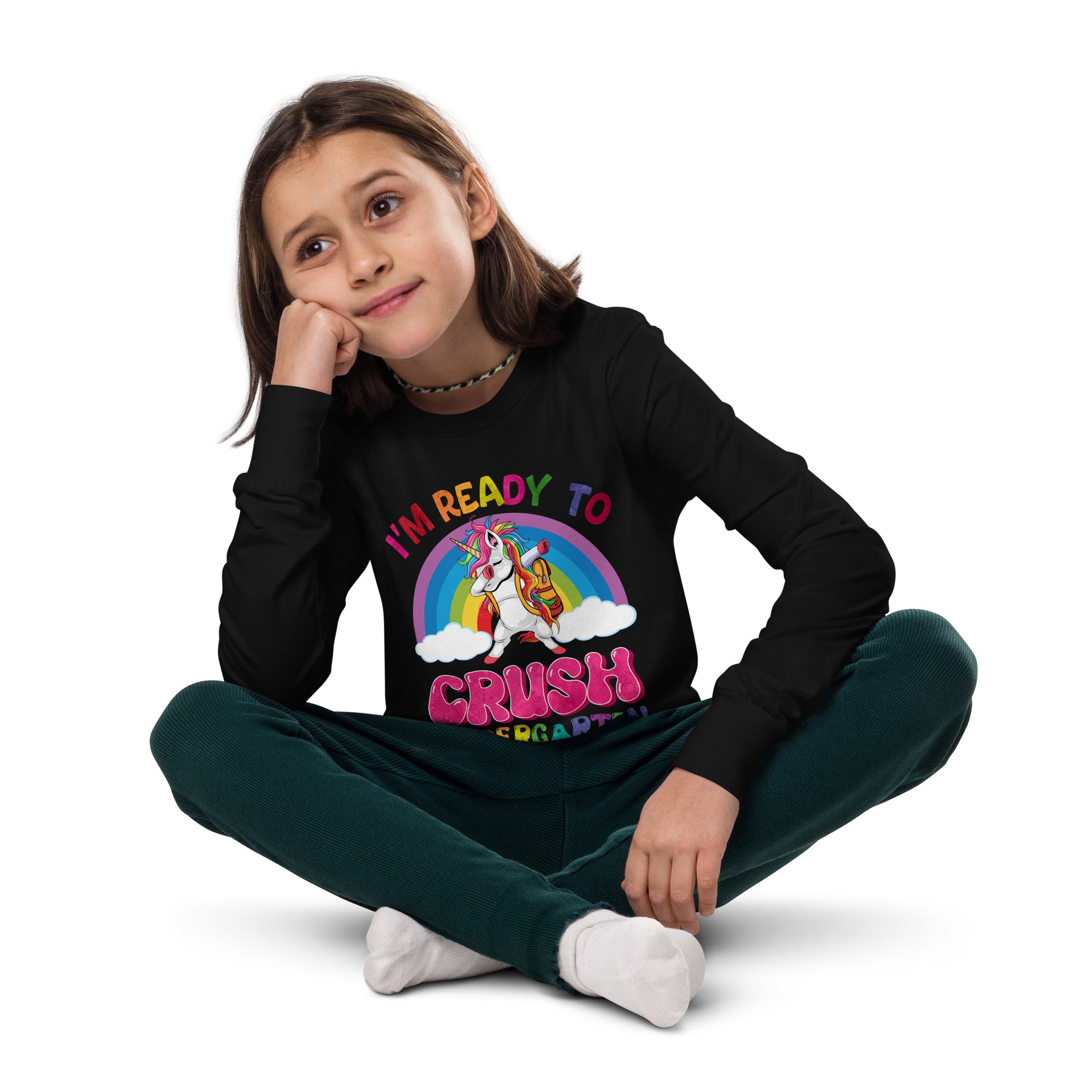 Youth long sleeve tee, Back to School ,Soft Cotton, Unisex,