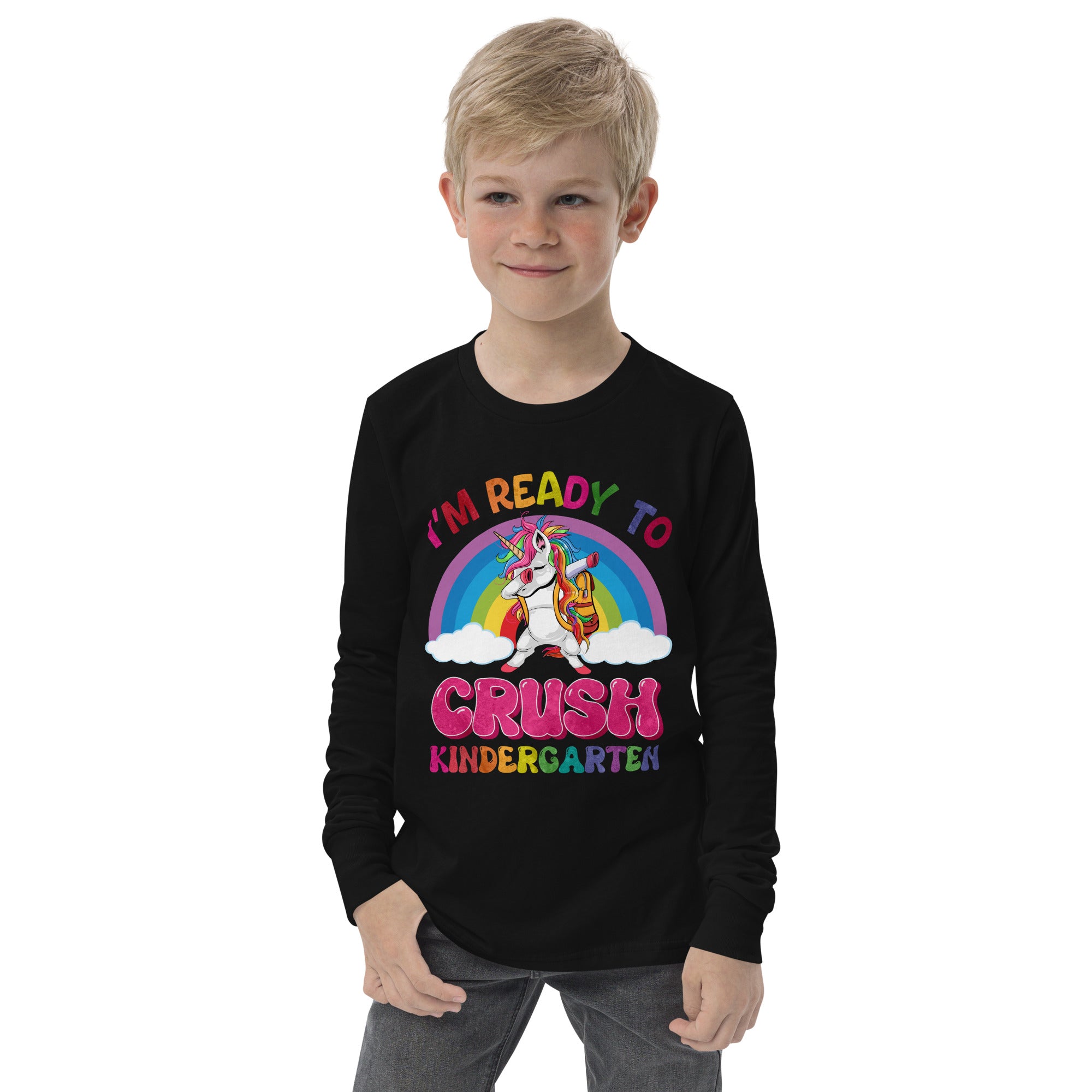 Youth long sleeve tee, Back to School ,Soft Cotton, Unisex,