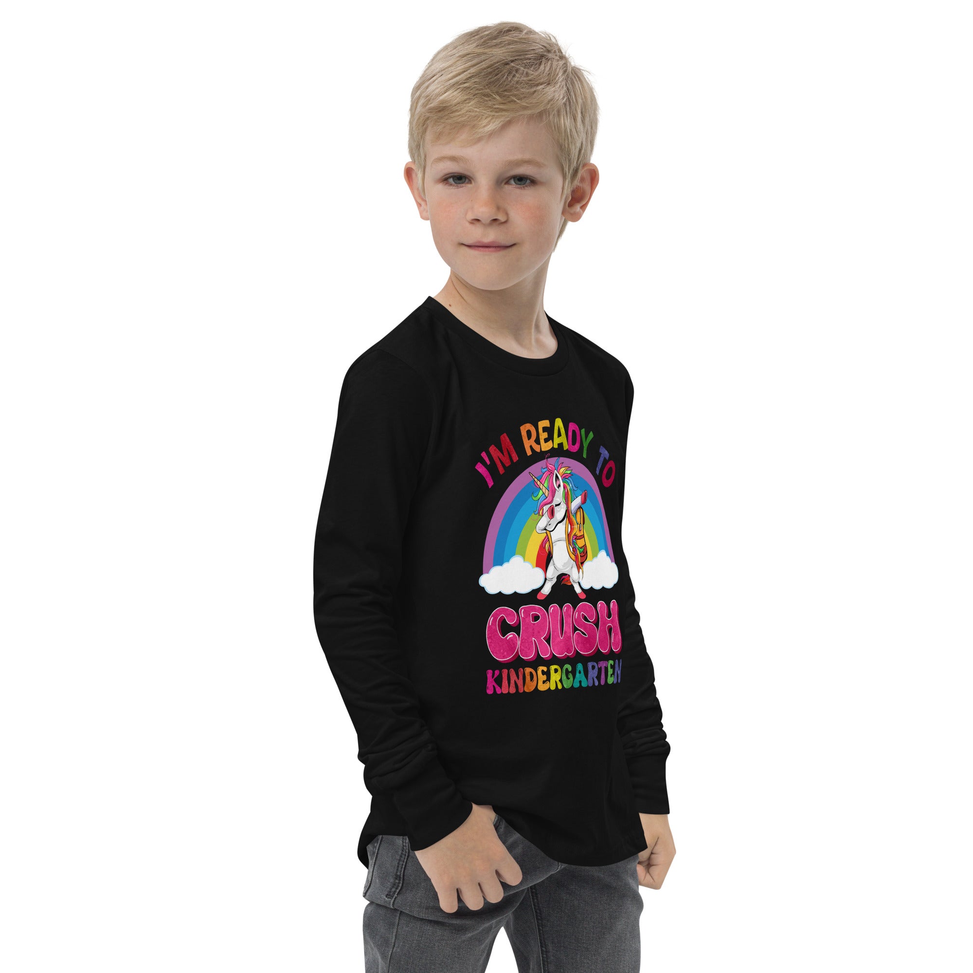 Youth long sleeve tee, Back to School ,Soft Cotton, Unisex,