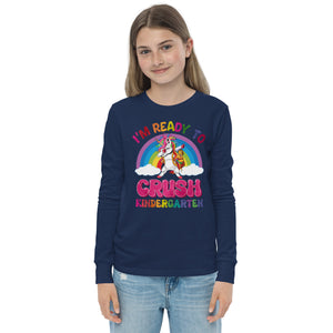 Youth long sleeve tee, Back to School ,Soft Cotton, Unisex,