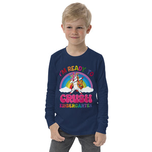 Youth long sleeve tee, Back to School ,Soft Cotton, Unisex,