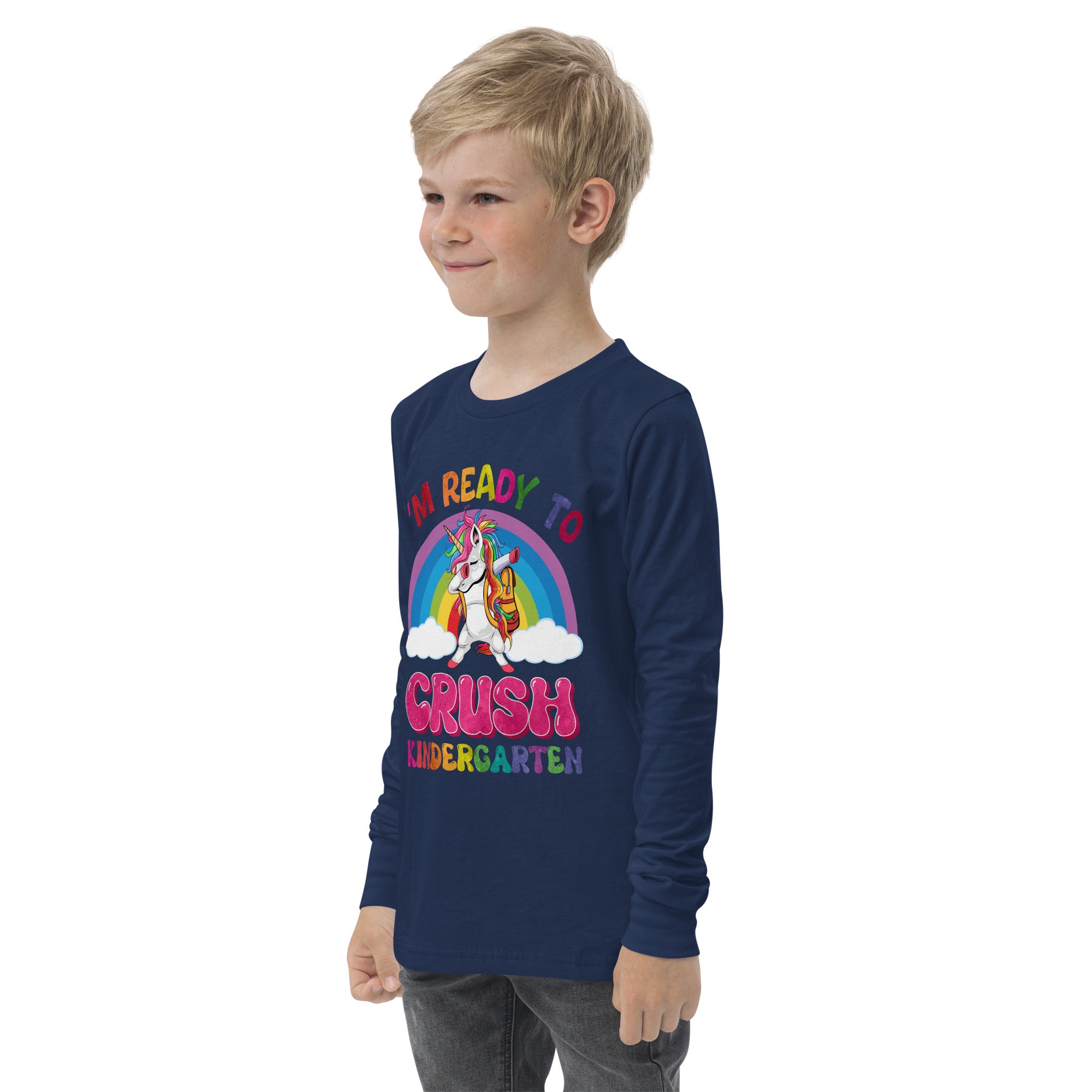 Youth long sleeve tee, Back to School ,Soft Cotton, Unisex,