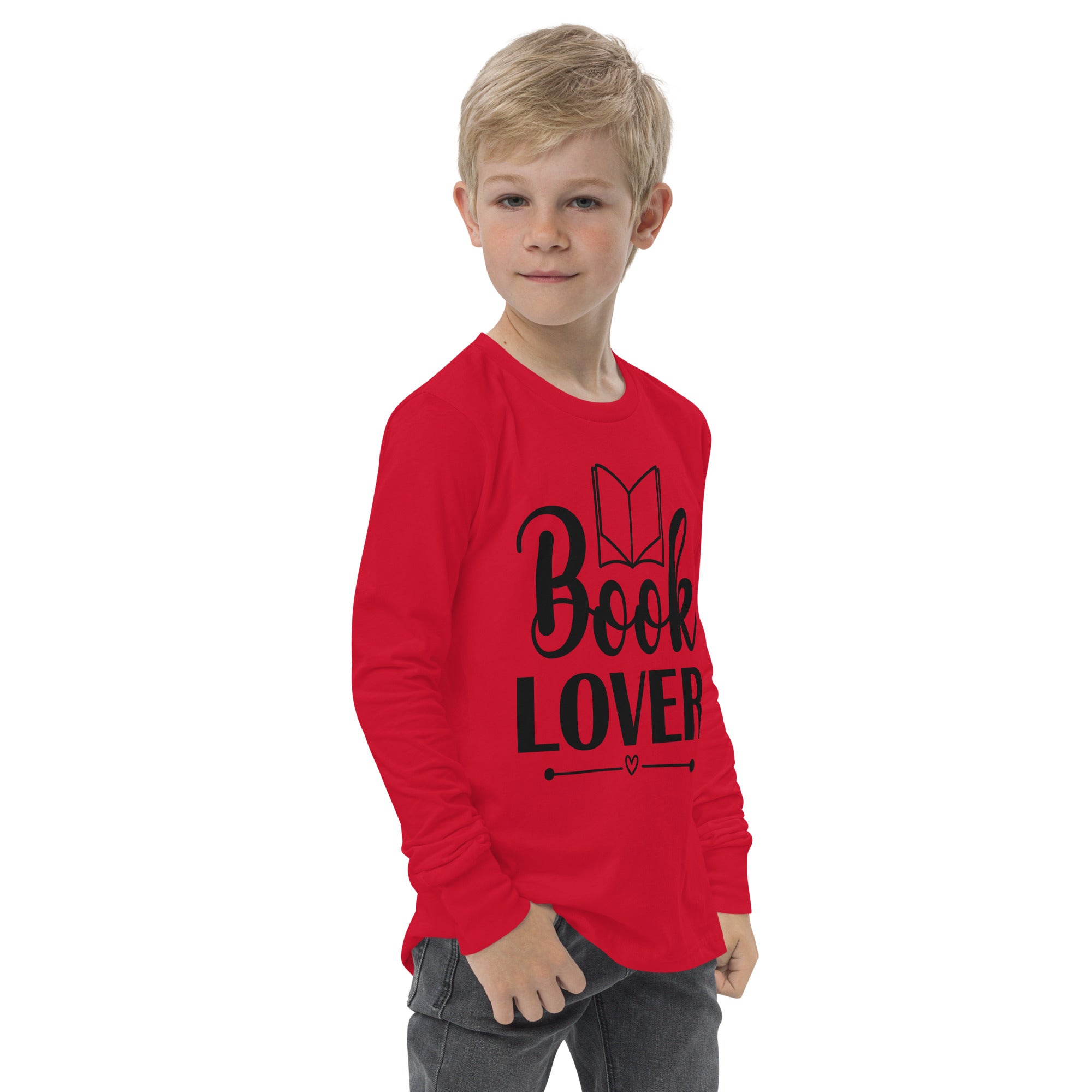 Youth Long-Sleeve-Tee, Back to School T-Shirt- Athletic,100% Combed Cotton
