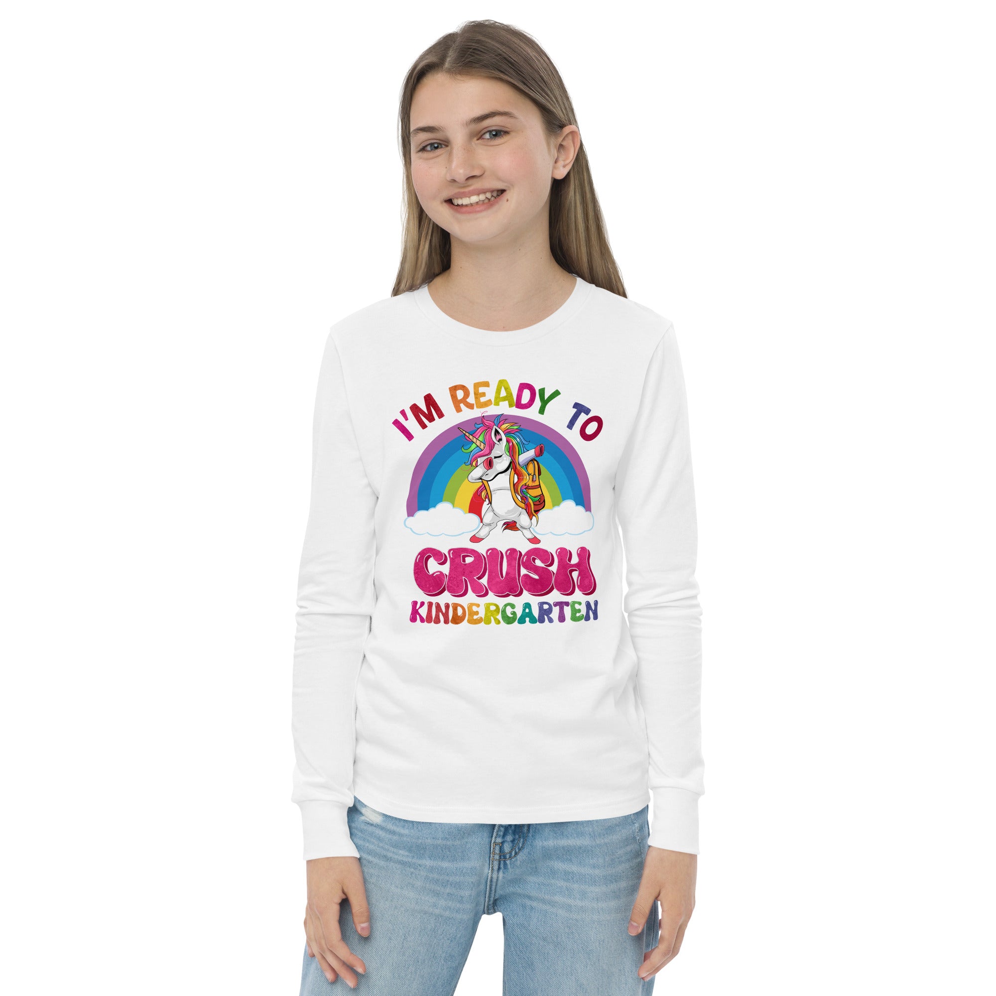 Youth long sleeve tee, Back to School ,Soft Cotton, Unisex,