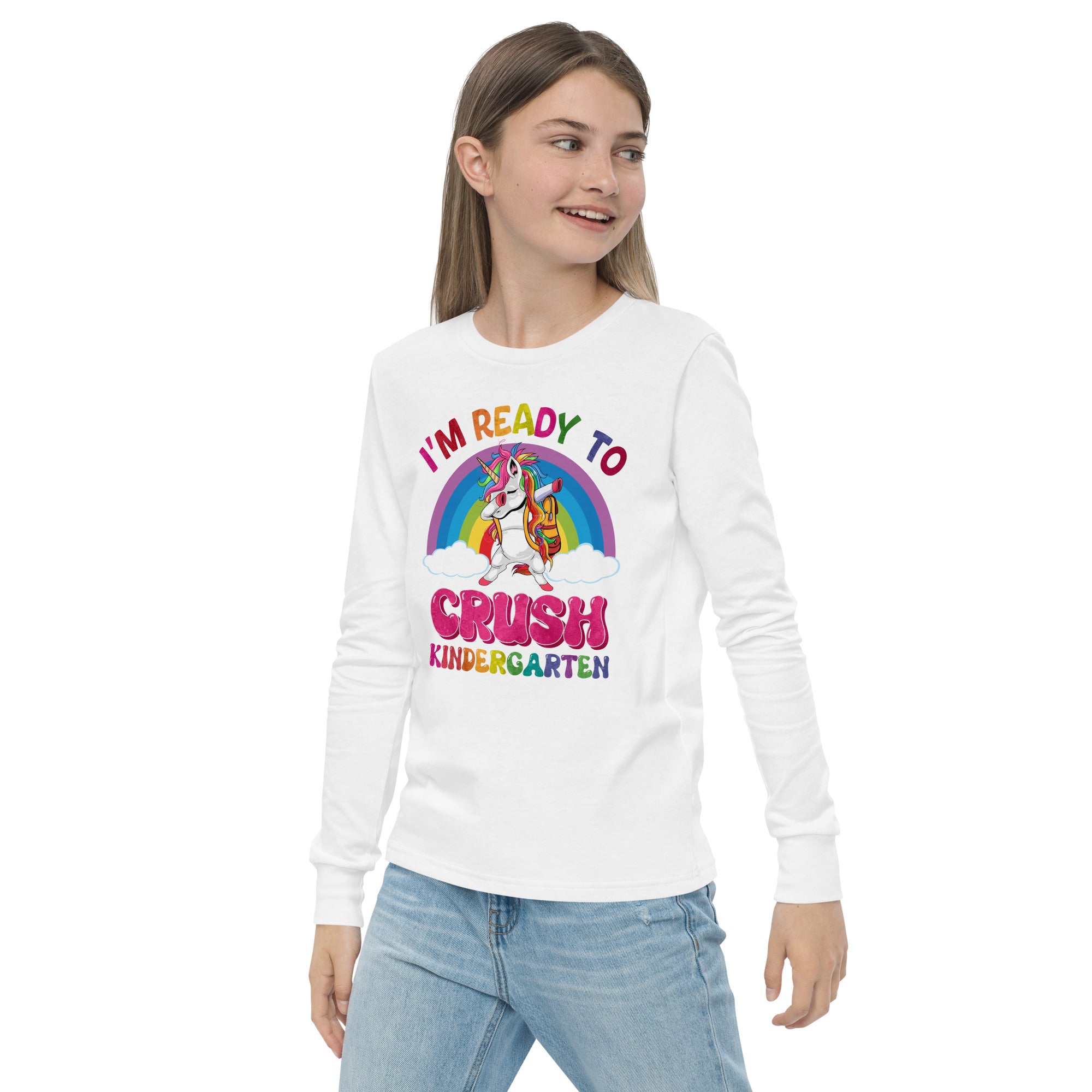 Youth long sleeve tee, Back to School ,Soft Cotton, Unisex,