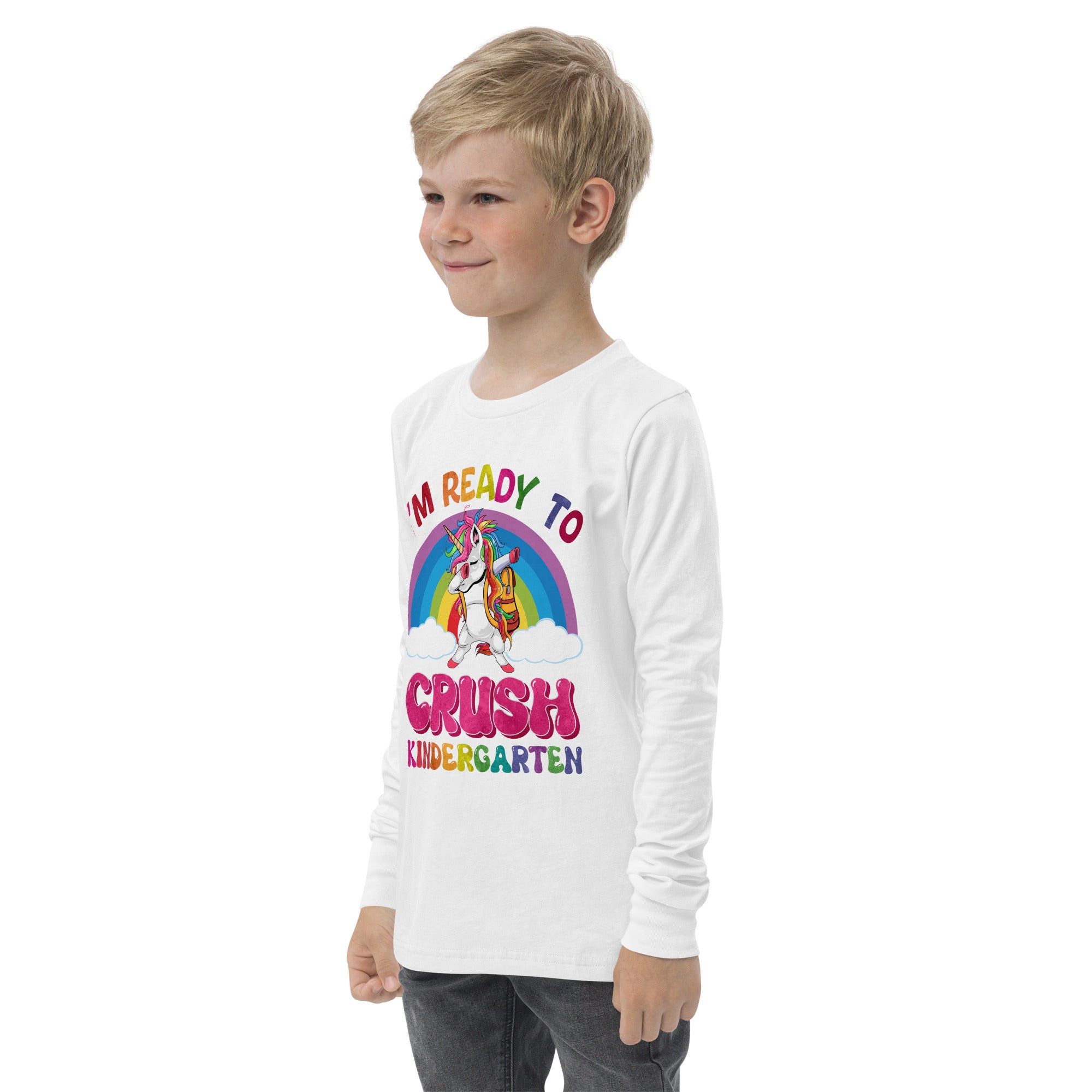 Youth long sleeve tee, Back to School ,Soft Cotton, Unisex,