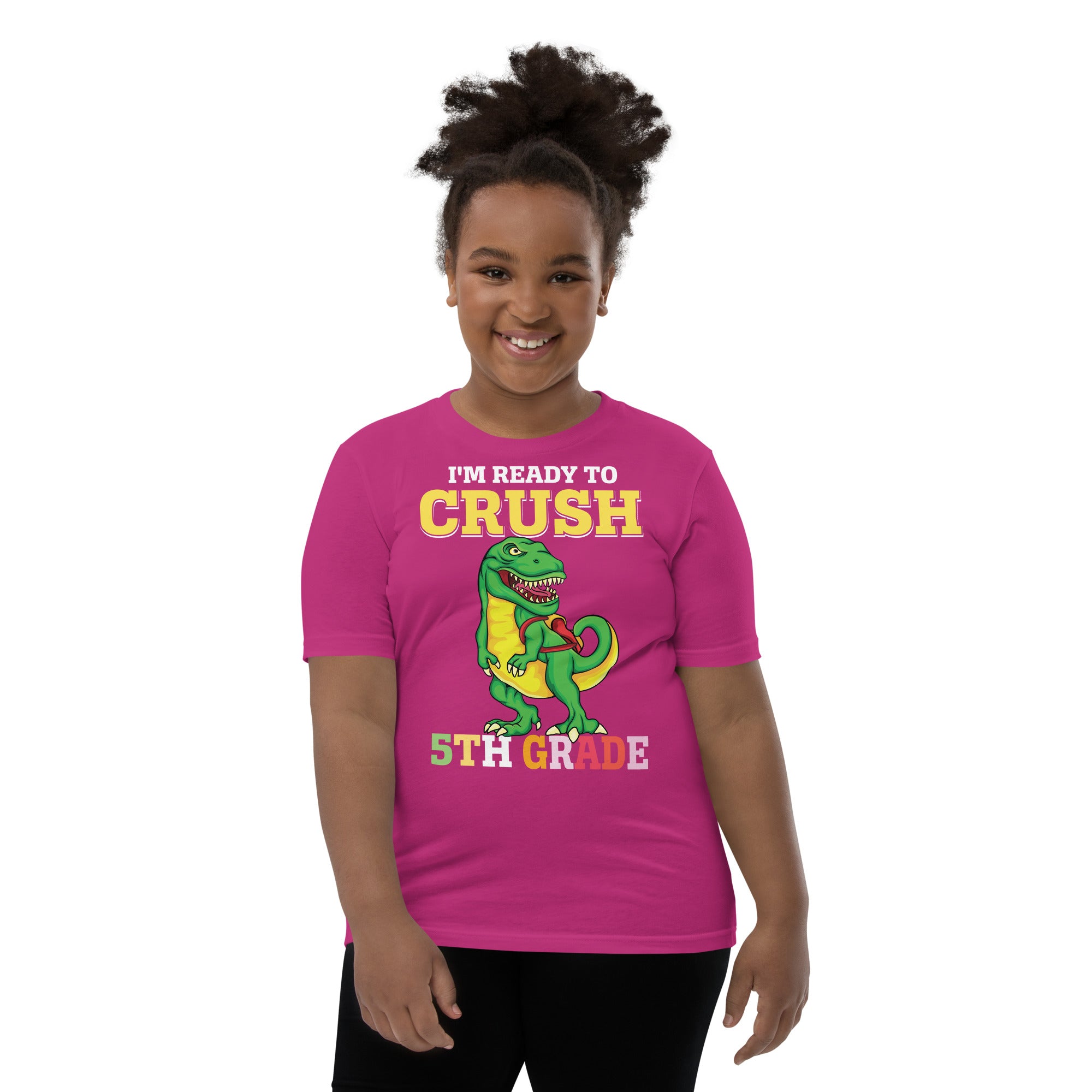 Youth Short Sleeve T-Shirt, Crush 5th Grade