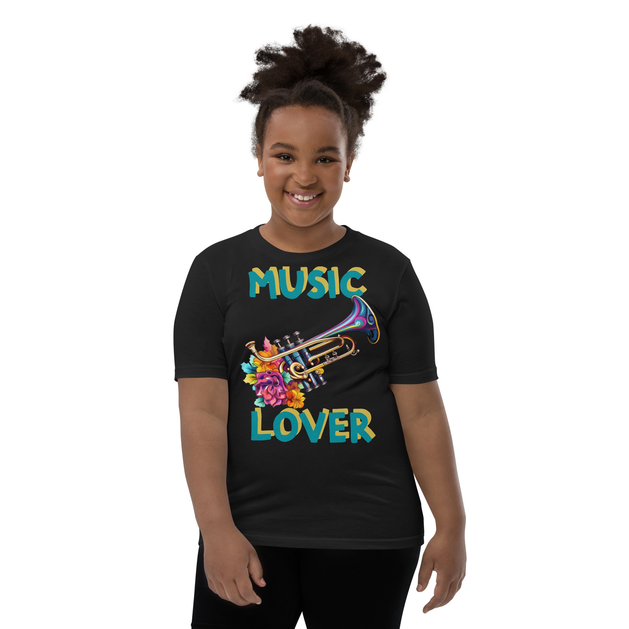 Youth Short Sleeve T-Shirt. Music Lover T Shirt, Back to School, S to XL