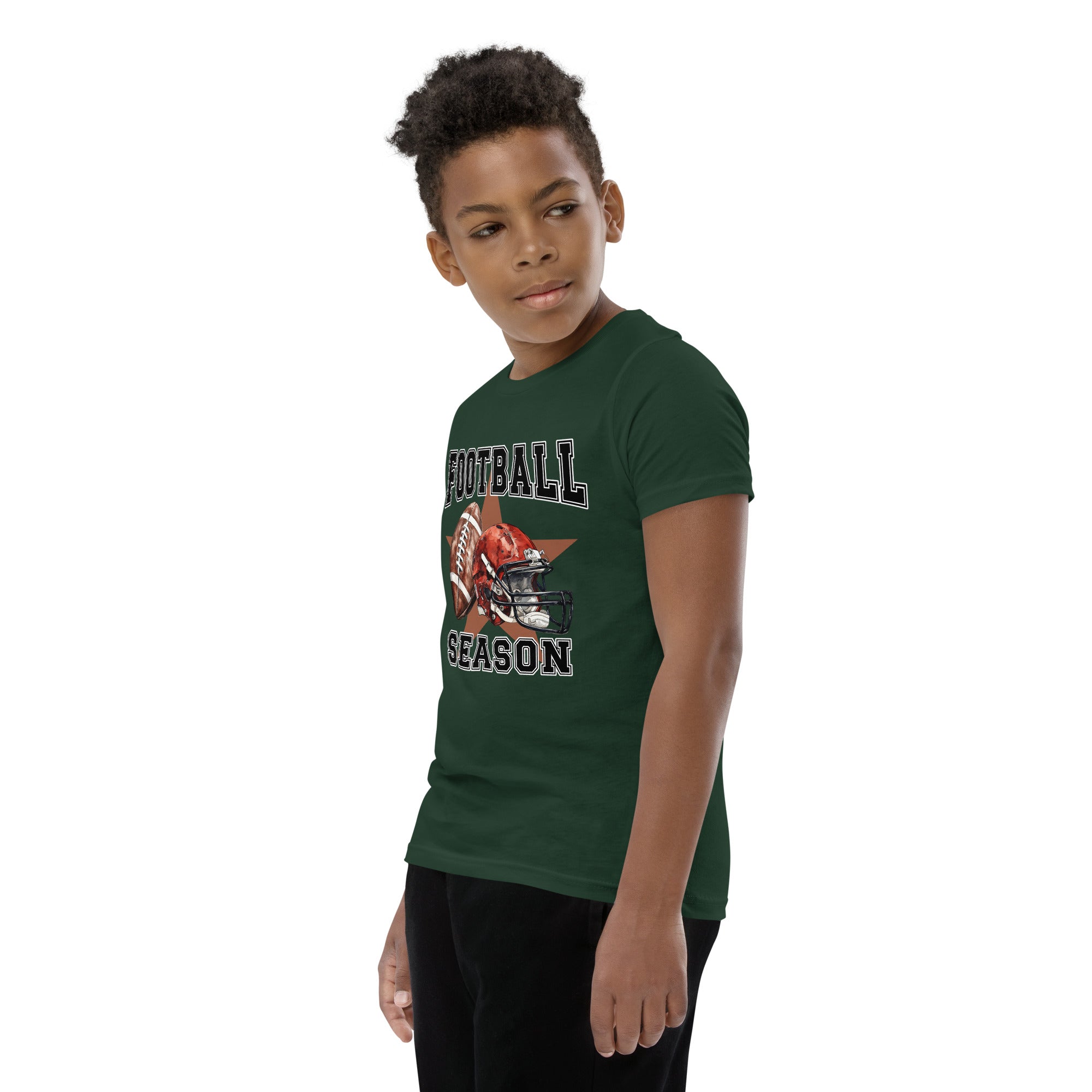 Youth Short Sleeve T-Shirt, Football T shirt, Everyday