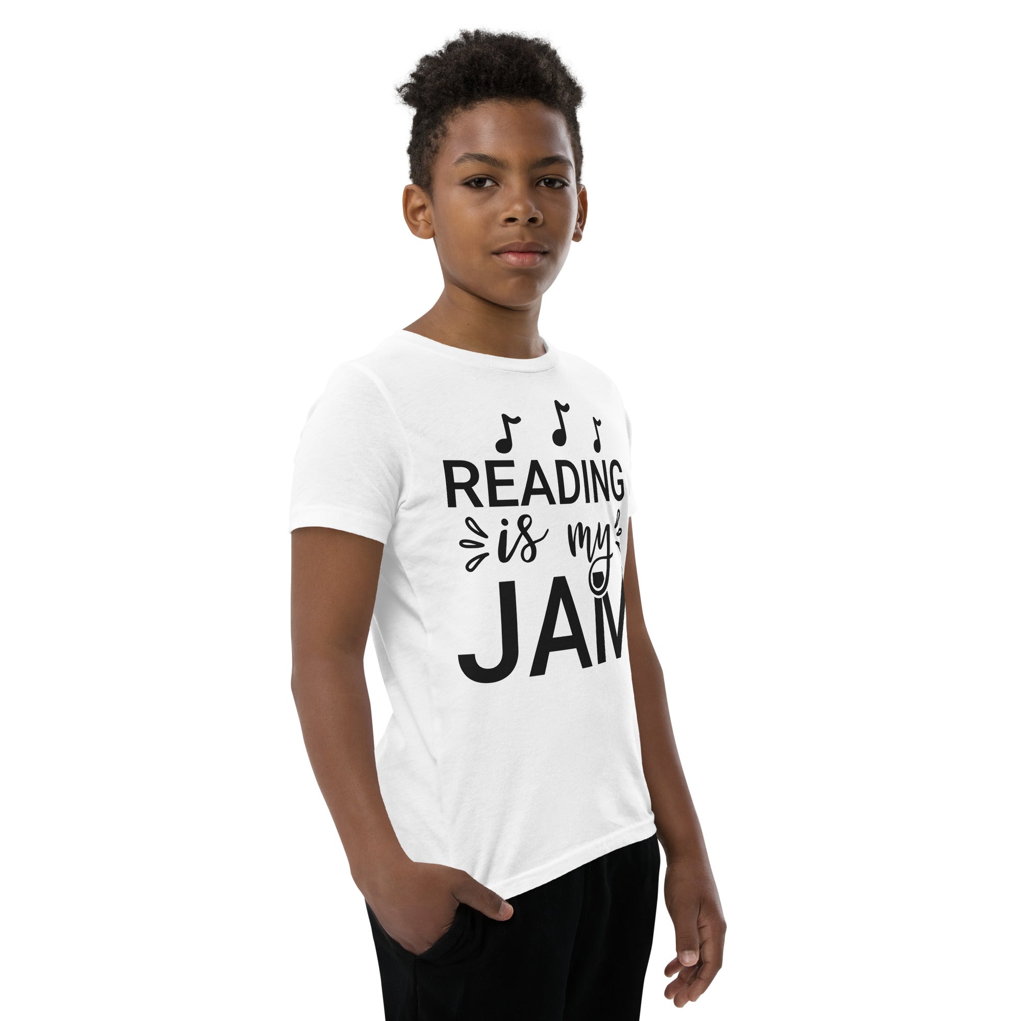 Youth Short Sleeve T-Shirt, Reading is my Jam, T shirt, back to School T shirt