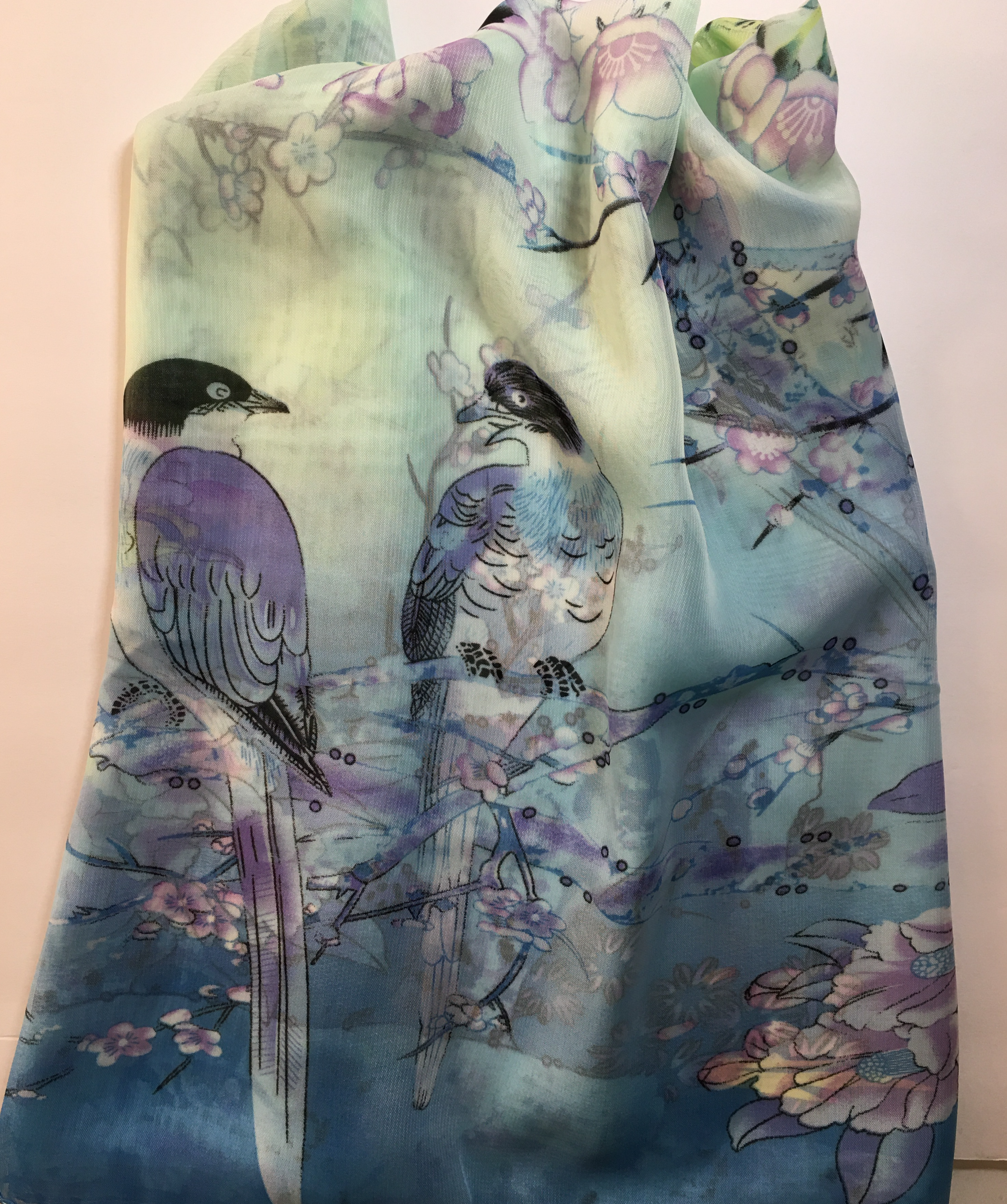 Summer Garden Scarf 58 x 20"