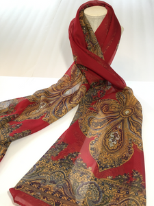 Summer Garden Scarf 58 x 20"