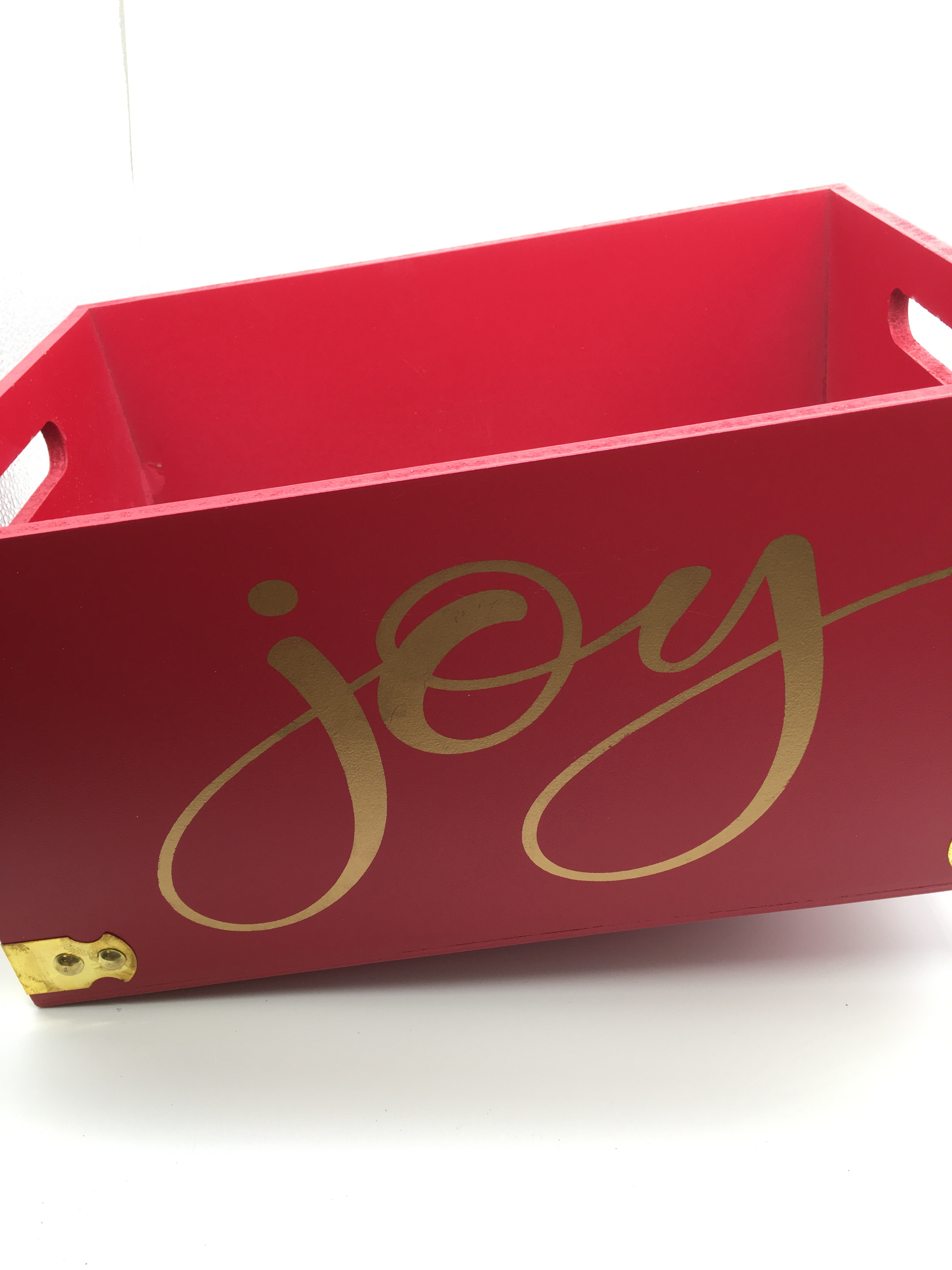 Christmas Wood Box JOY