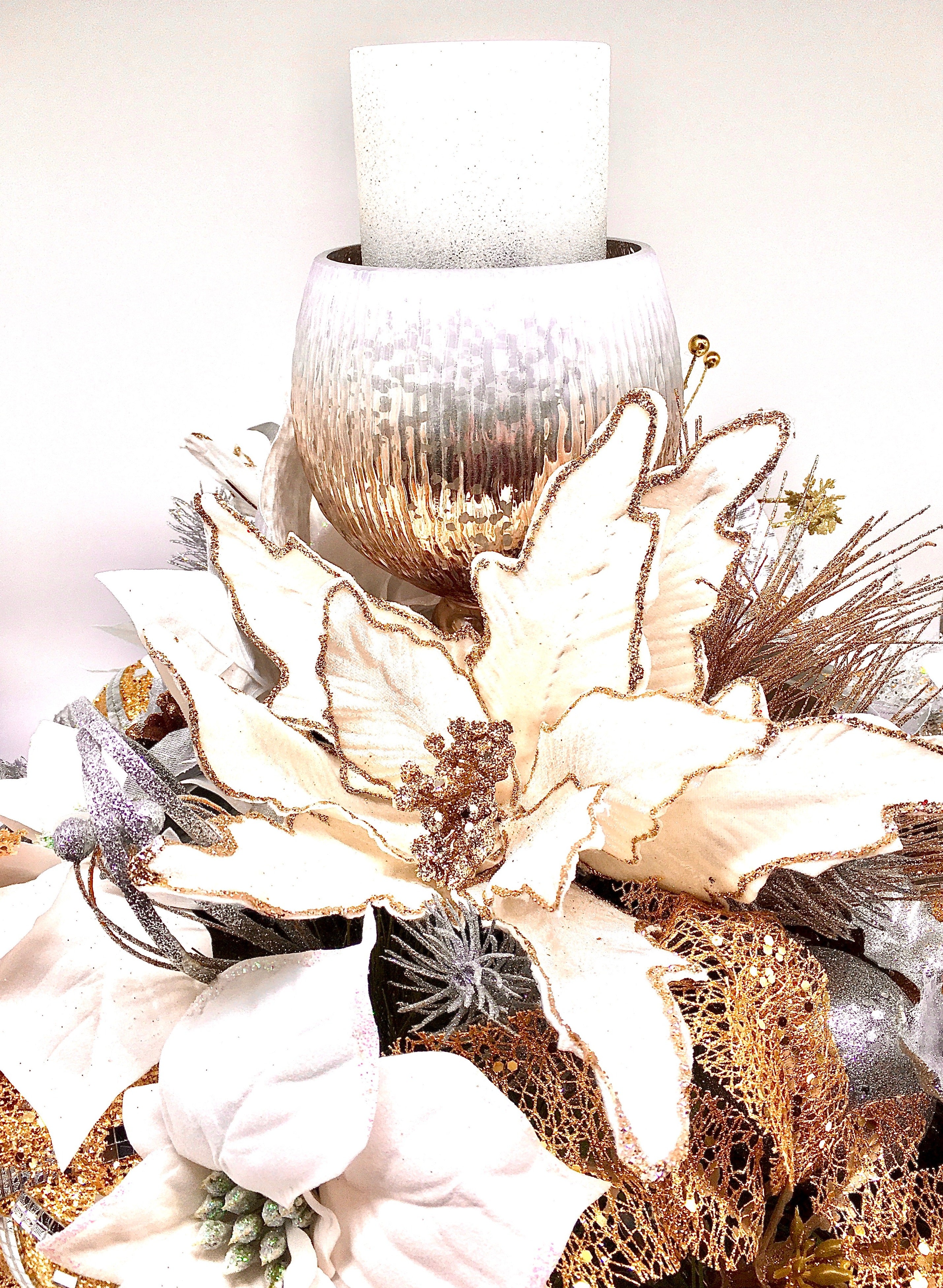 Sparkling Branch Winter Centerpiece, 22 x 14"