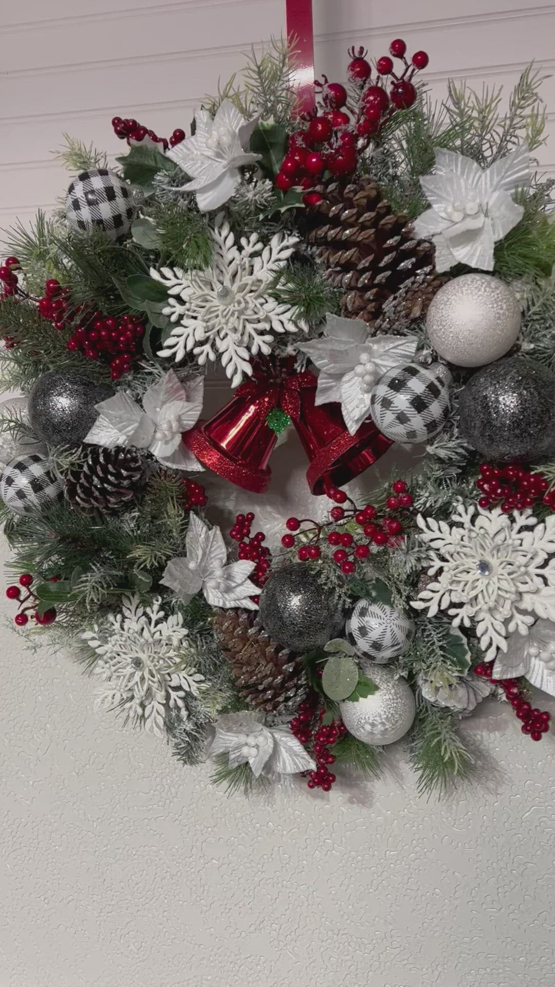 Ring The Bell Christmas Wreath 26"