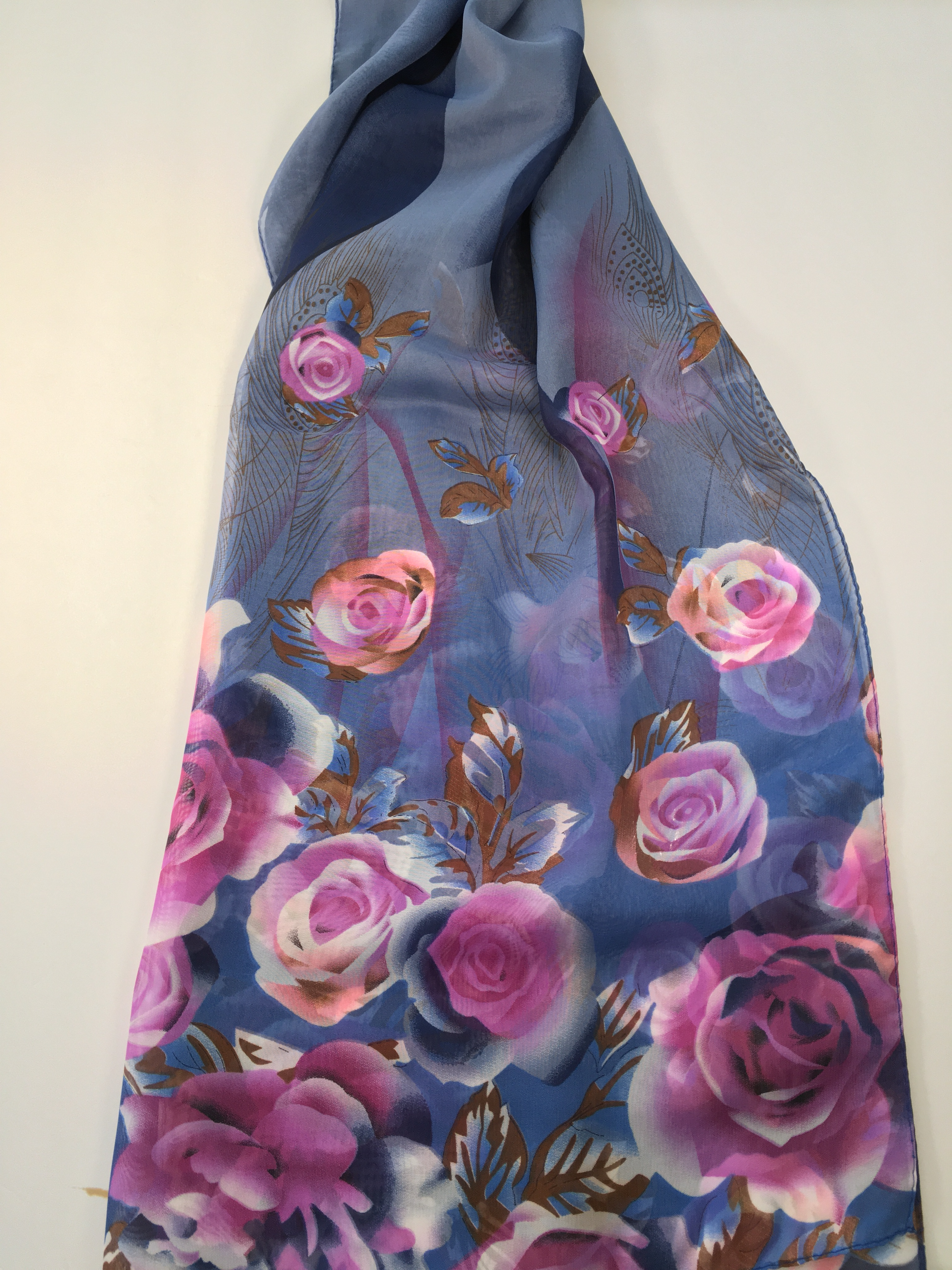 Summer Garden Scarf 58 x 20"