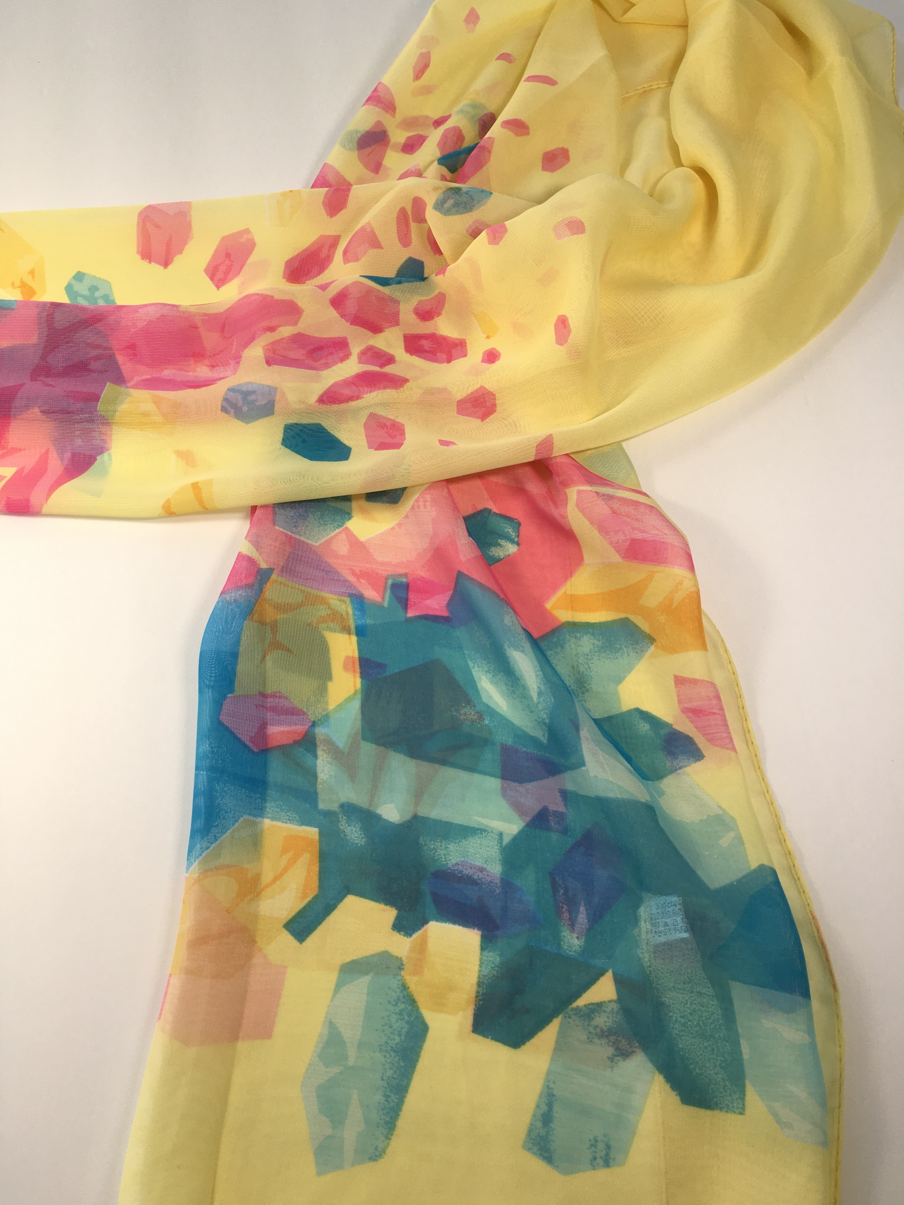 Summer Garden Scarf 58 x 20"