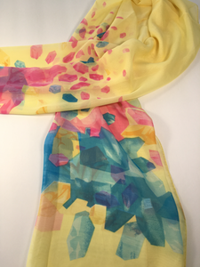 Summer Garden Scarf 58 x 20"