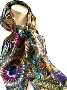 Head Wrap Scarves, Lady's Scarves 36 " x 36 " and 70" L x 11 " Wide