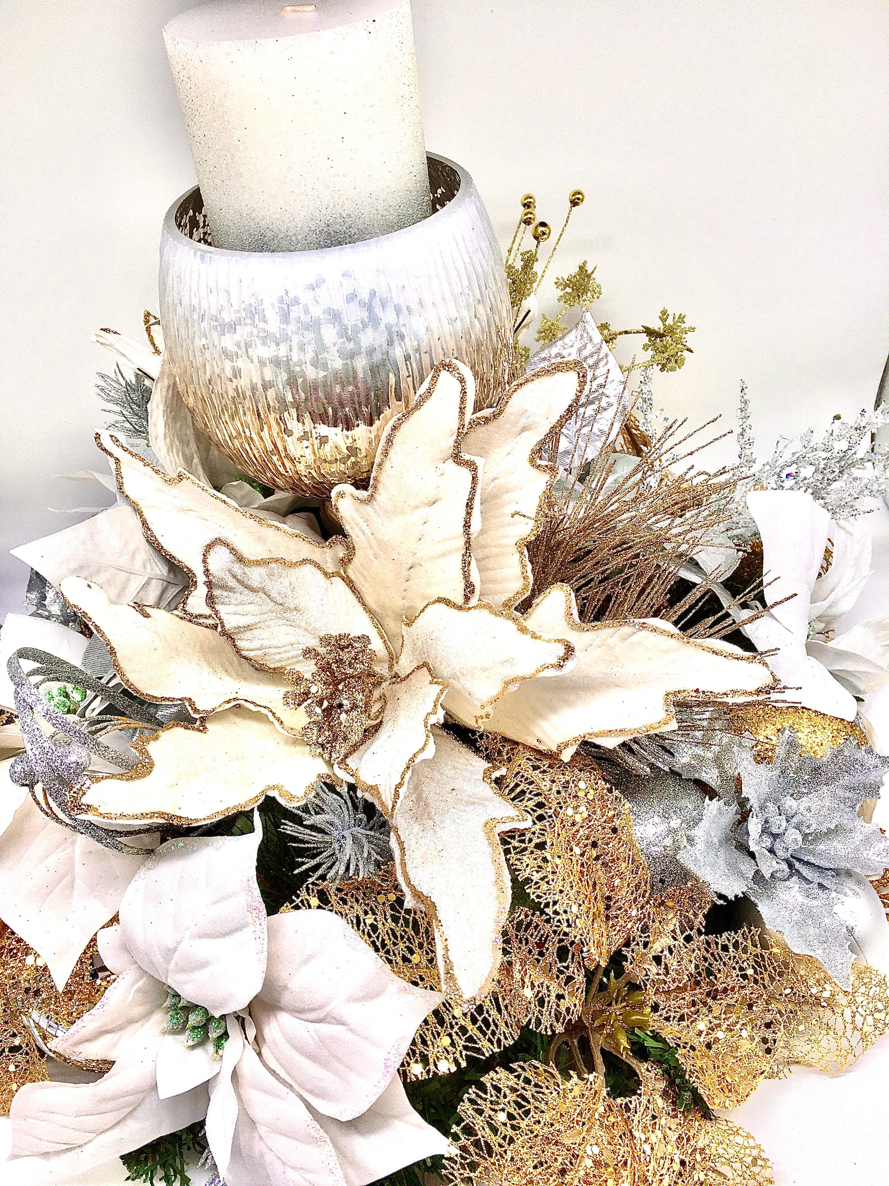 Sparkling Branch Winter Centerpiece, 22 x 14"