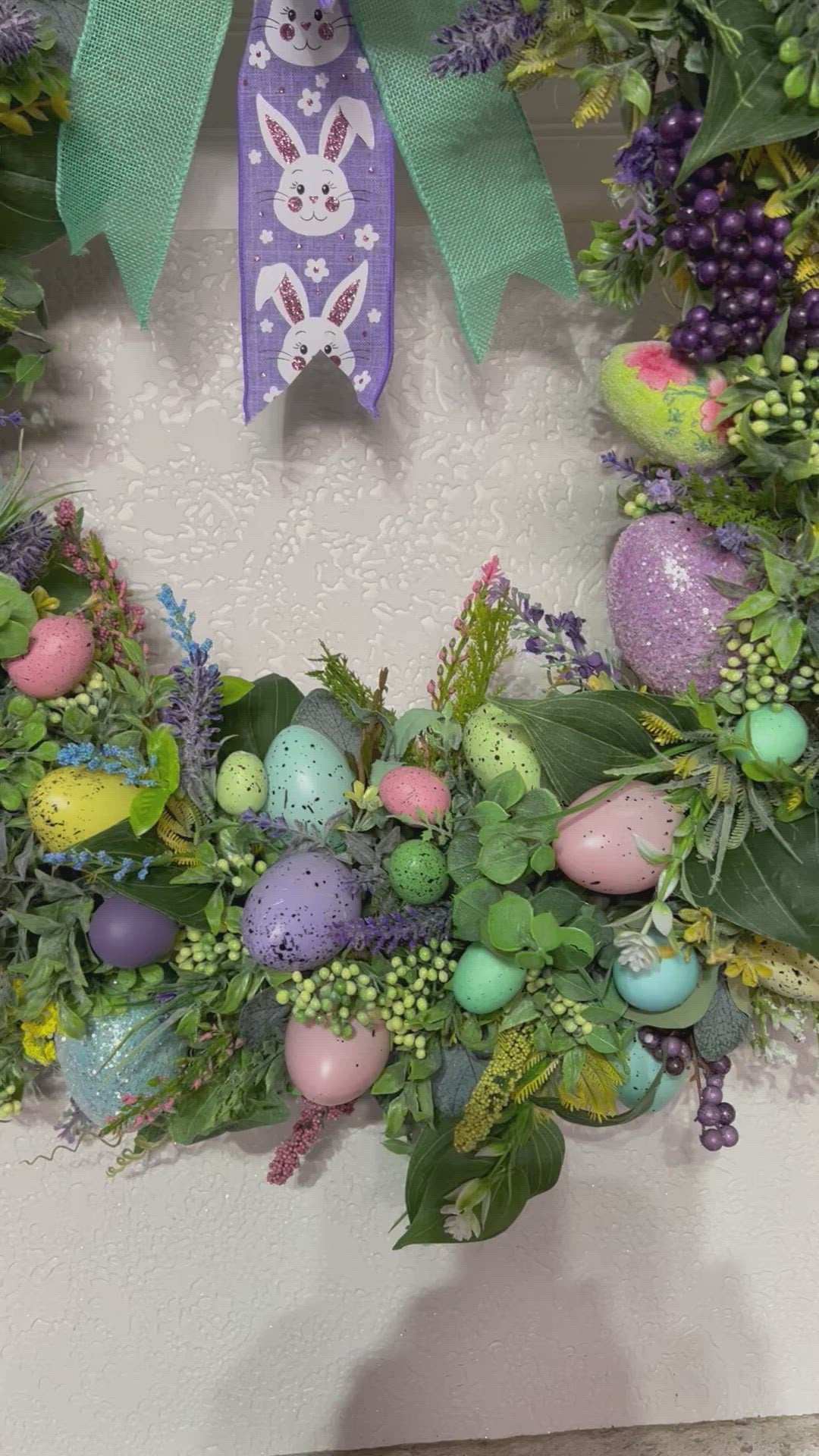 Easter Egg Hunt Wreath 25 inches