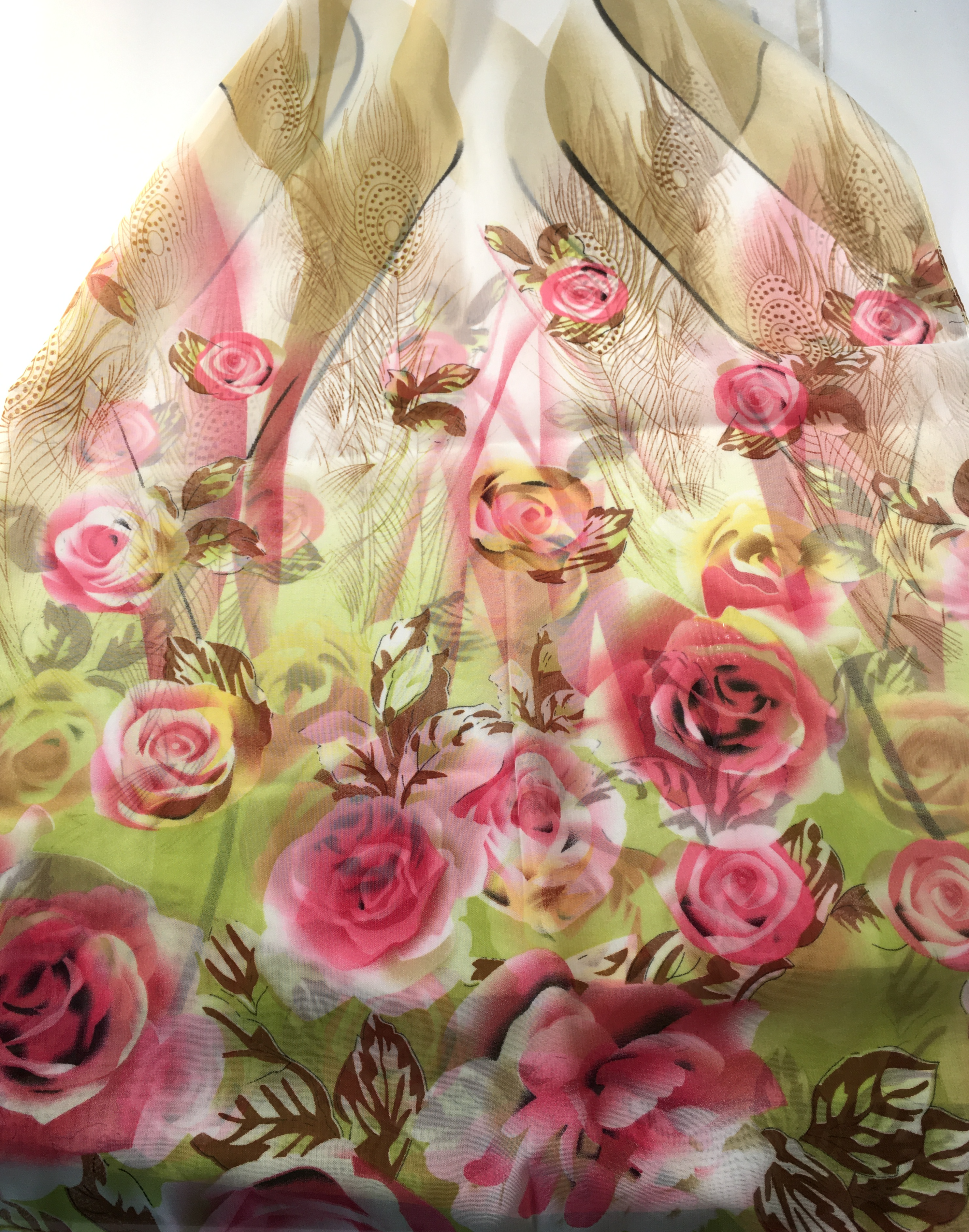 Summer Garden Scarf 58 x 20"