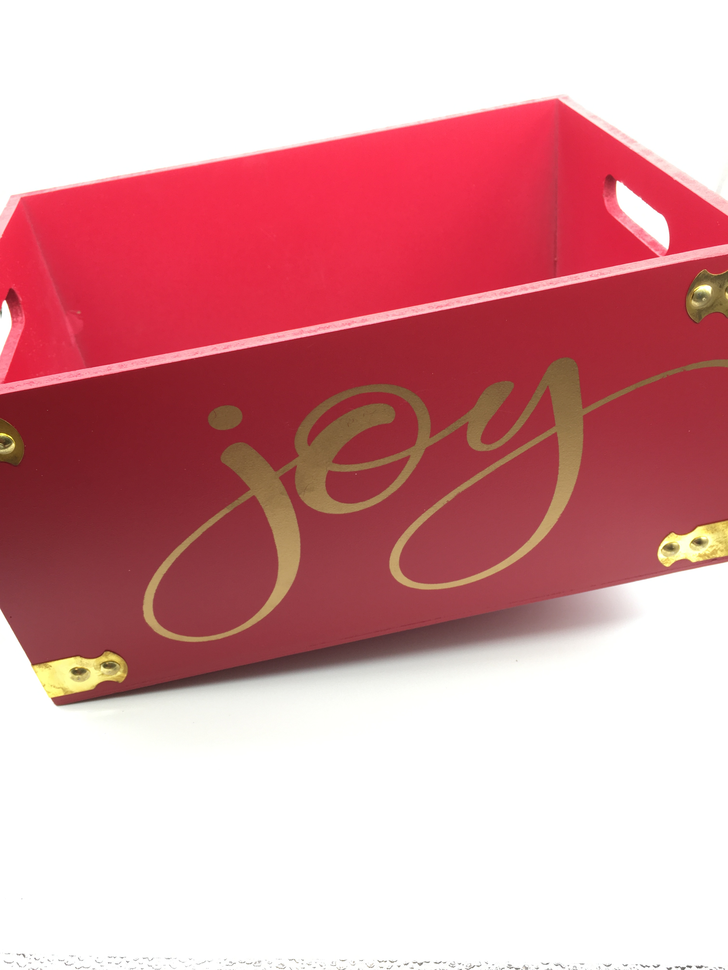 Christmas Wood Box JOY