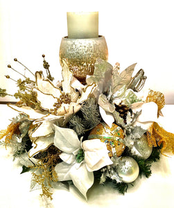 Sparkling Branch Winter Centerpiece, 22 x 14"