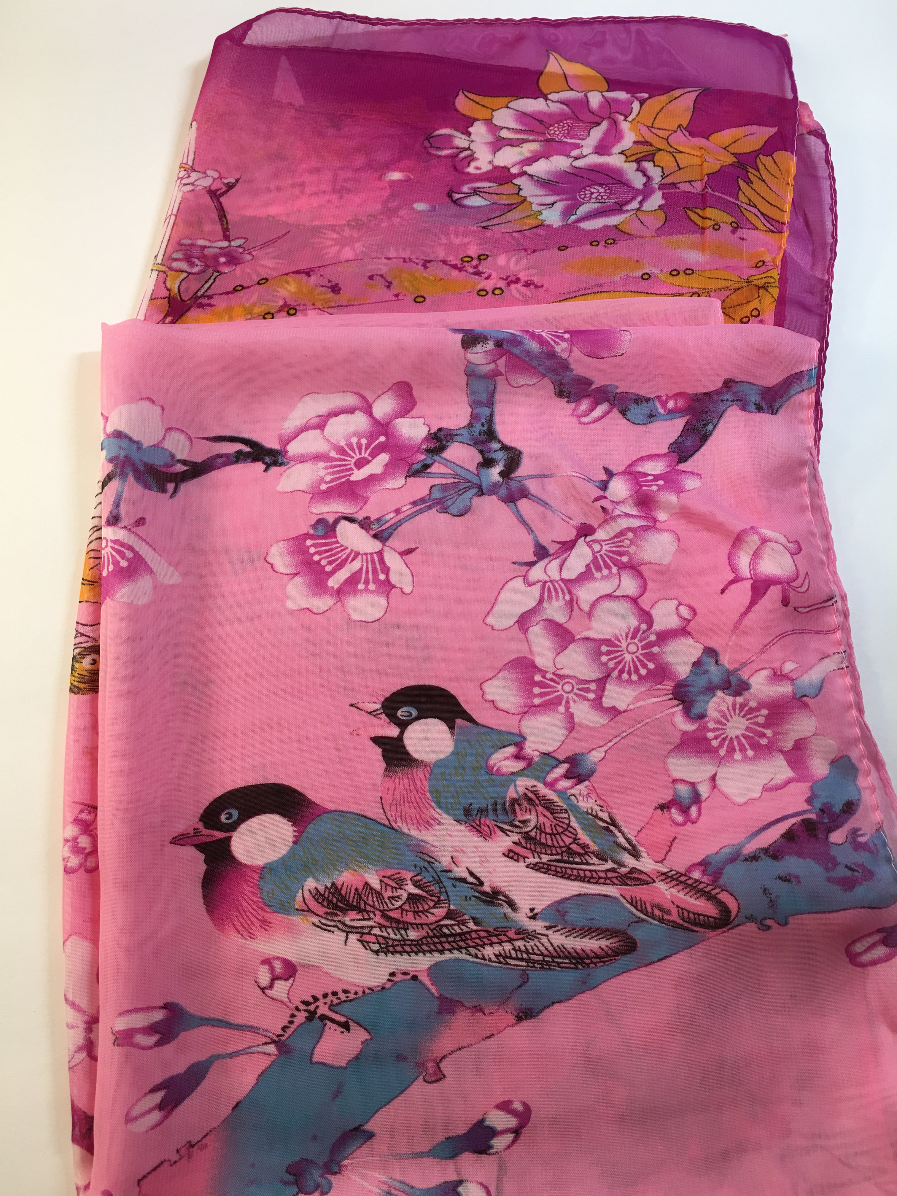Summer Garden Scarf 58 x 20"