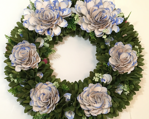 Wood Chip Wreath 20 x 20"