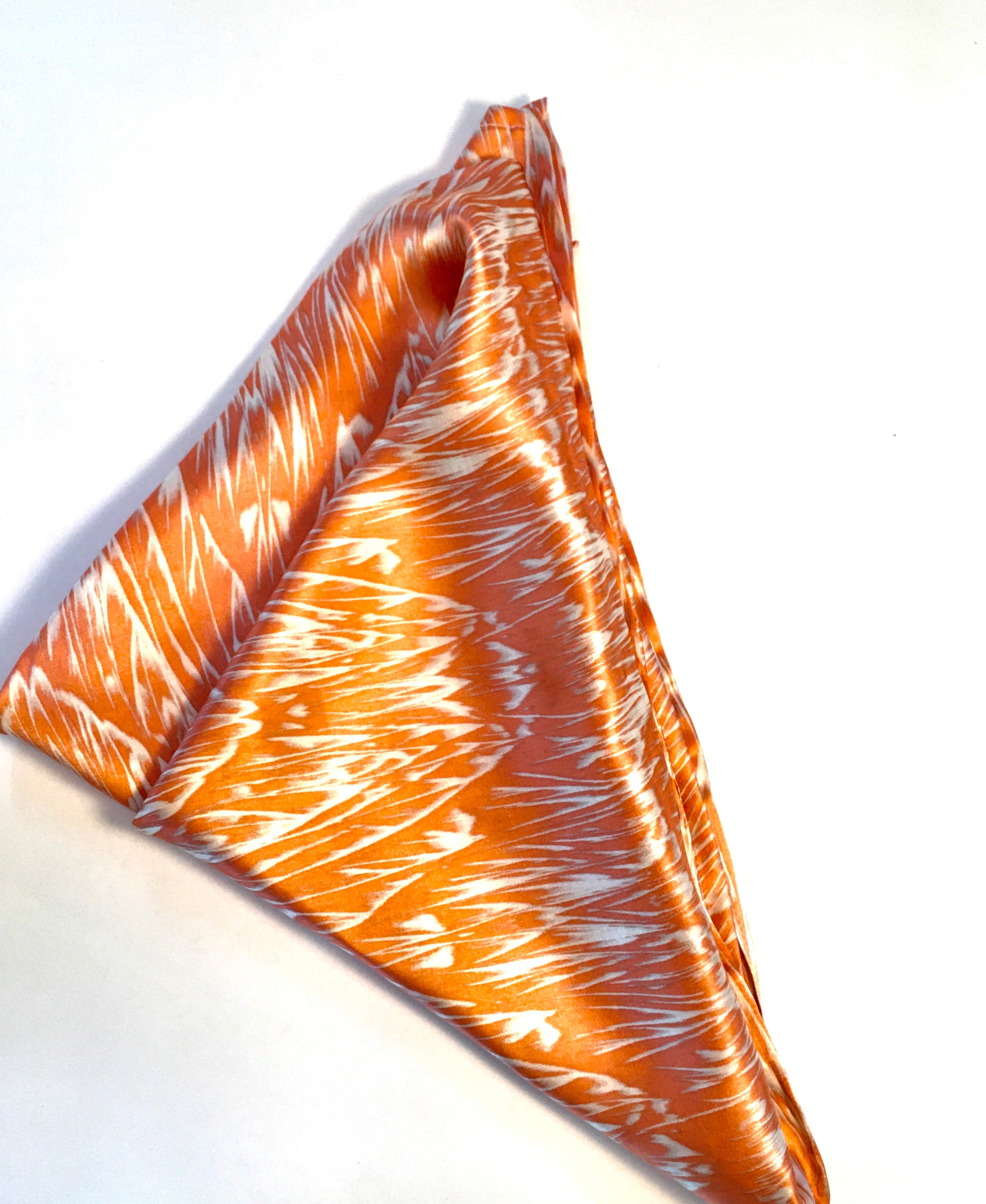 Scarf, Silk Mulberry Char muse Scarf,  32 x 32  inches