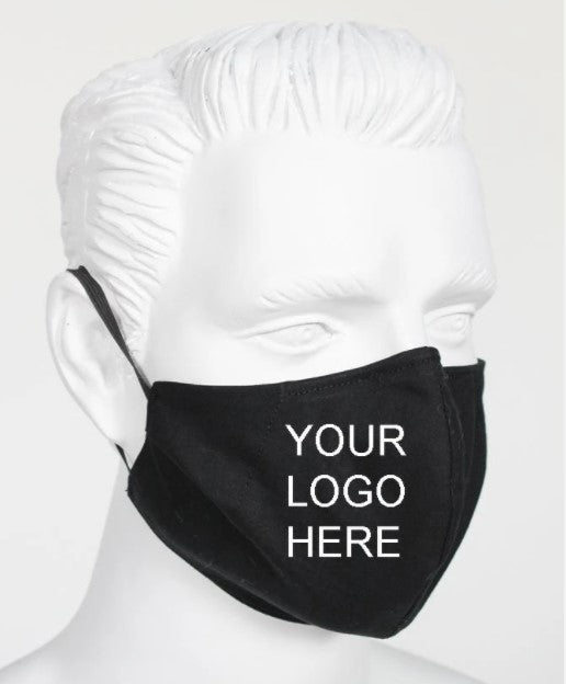 Custom Face Masks | Personalize w/Text Image Logo | Washable Reusable Cloth Mask