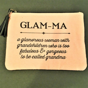 Glam MA Cosmetic Bag, 10" x 7.5"