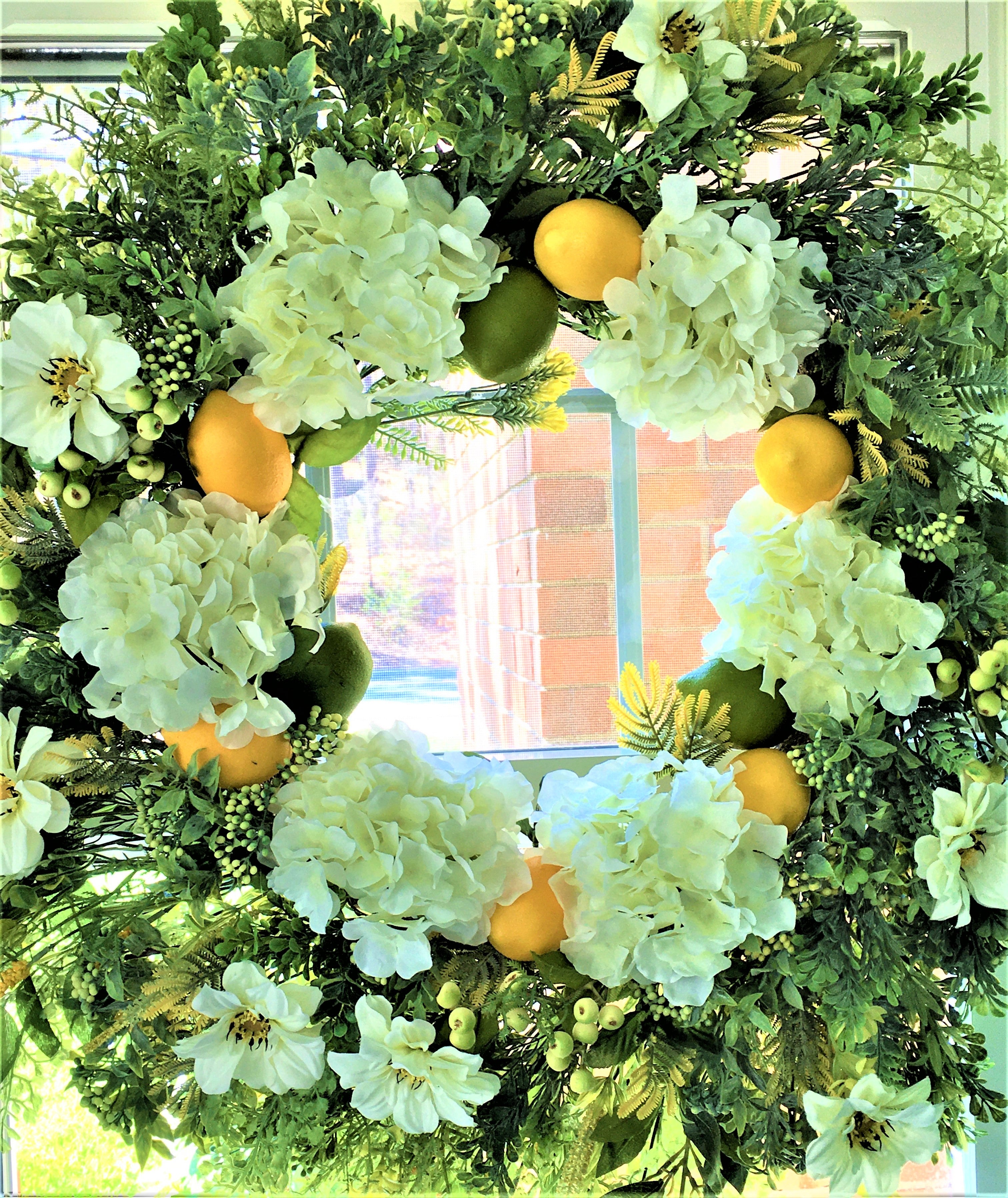When Life Gives You Lemons Wreath 32" X 5"