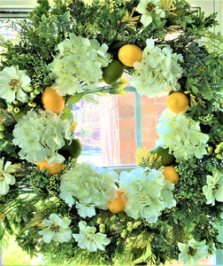 When Life Gives You Lemons Wreath 32" X 5"