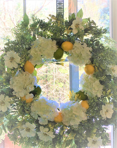 When Life Gives You Lemons Wreath 32" X 5"