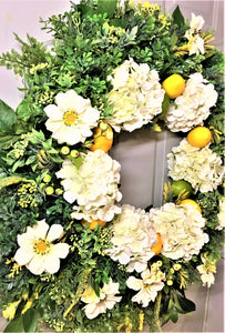 When Life Gives You Lemons Wreath 32" X 5"