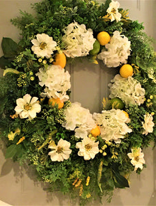 When Life Gives You Lemons Wreath 32" X 5"