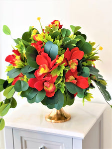 Table Centerpiece-Tropical Orchid- Flower 16" diameter X 16 " H