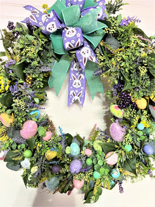 Easter Egg Hunt Wreath 25 inches