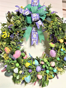 Easter Egg Hunt Wreath 25 inches