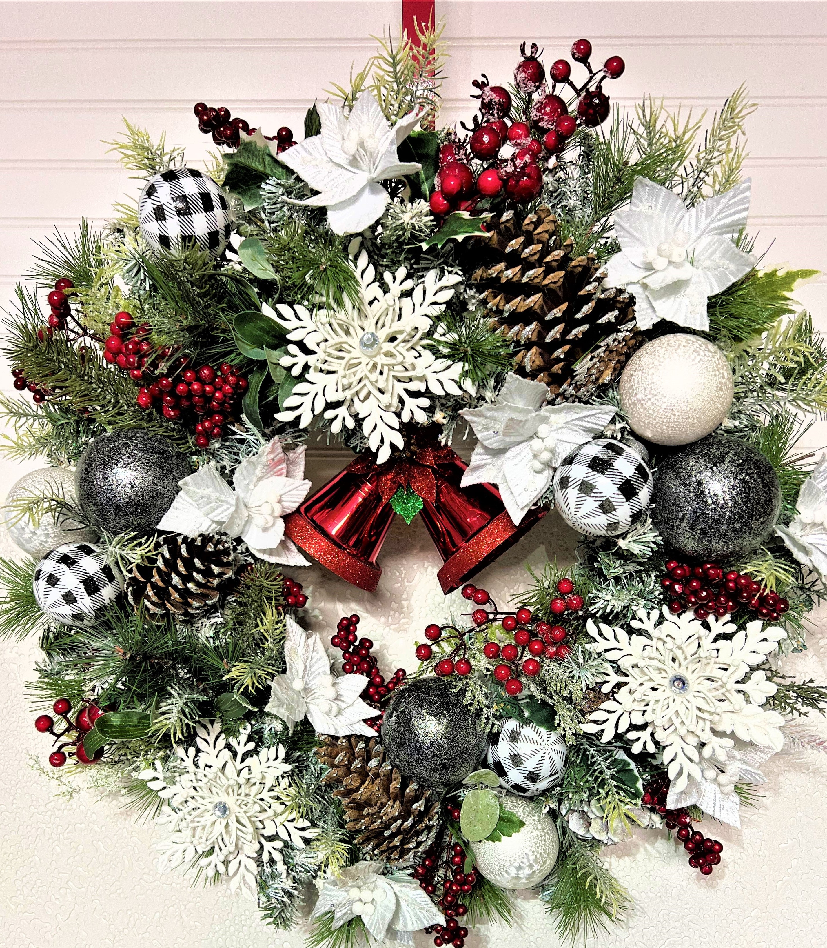 Ring The Bell Christmas Wreath 26"
