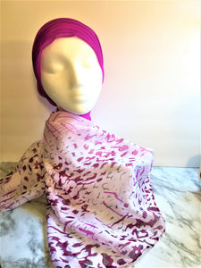 Summer Garden Scarf 58 x 20"