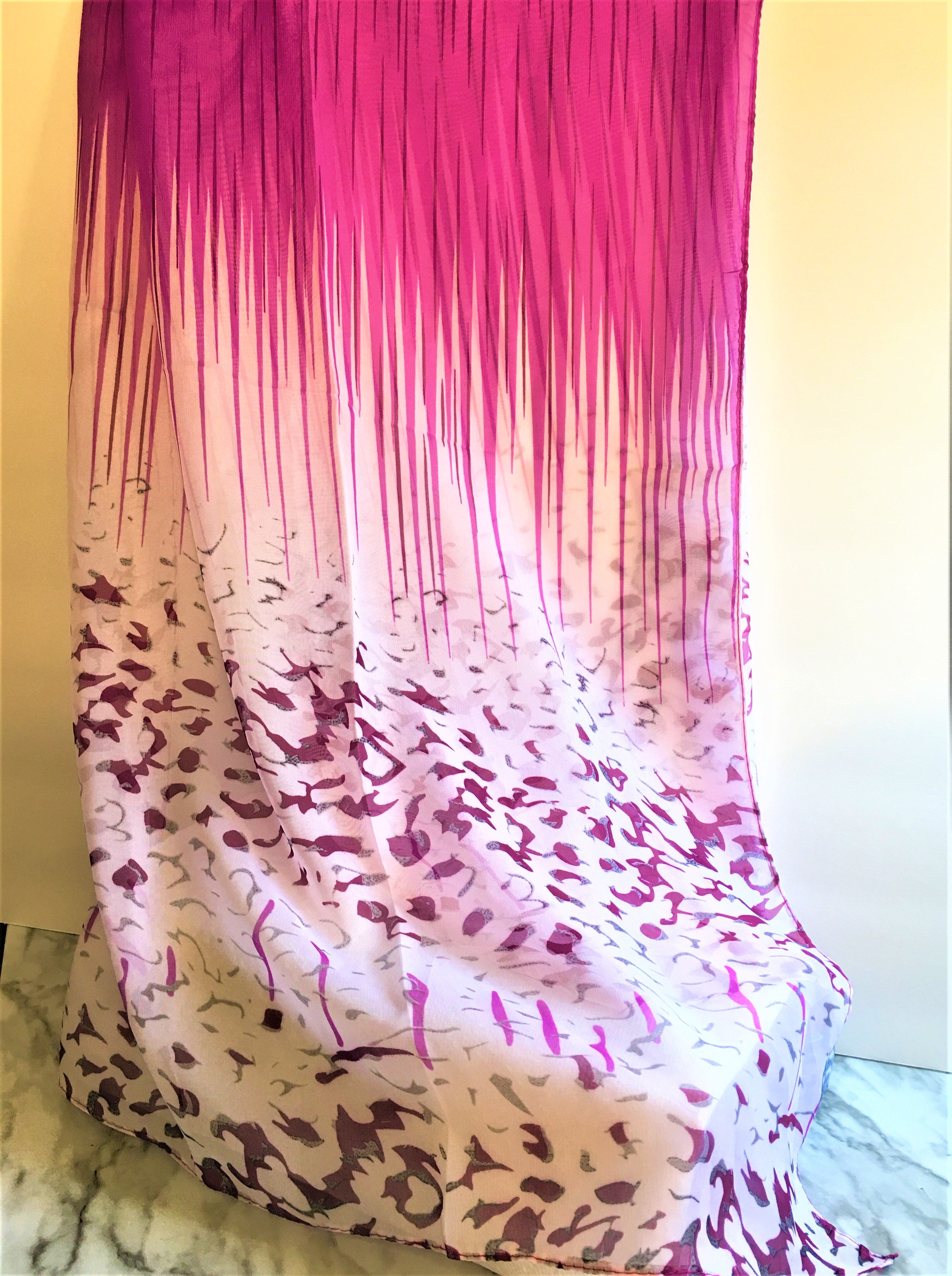 Summer Garden Scarves, 58" L X 20W  see different varietys of design and colors