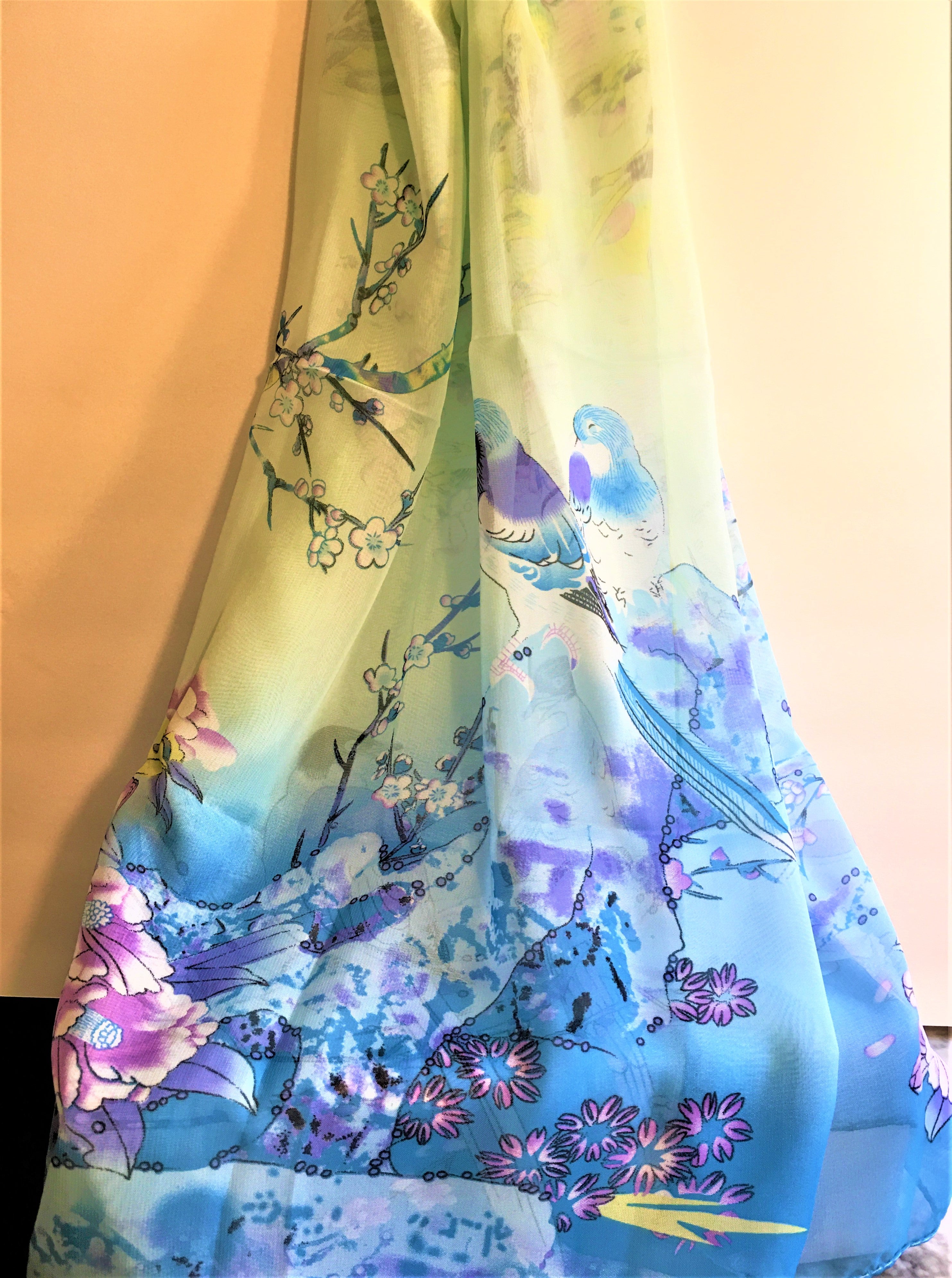 Summer Garden Scarves, 58" L X 20W  see different varietys of design and colors
