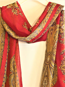 Summer Garden Scarf 58 x 20"