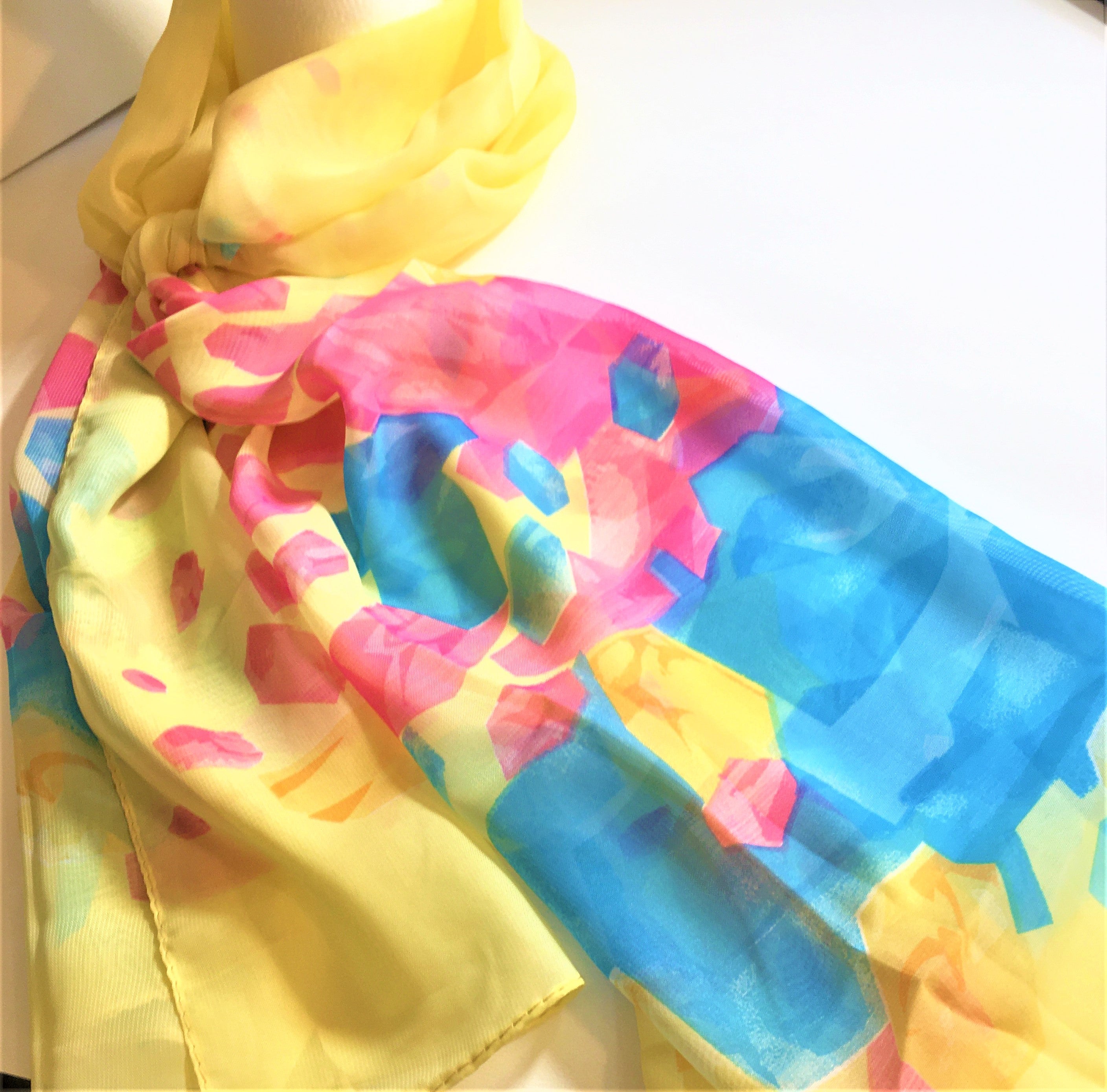 Summer Garden Scarves, 58" L X 20W  see different varietys of design and colors