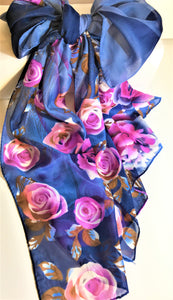 Summer Garden Scarves, 58" L X 20W  see different varietys of design and colors