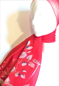 Summer Garden Scarves, 58" L X 20W  see different varietys of design and colors