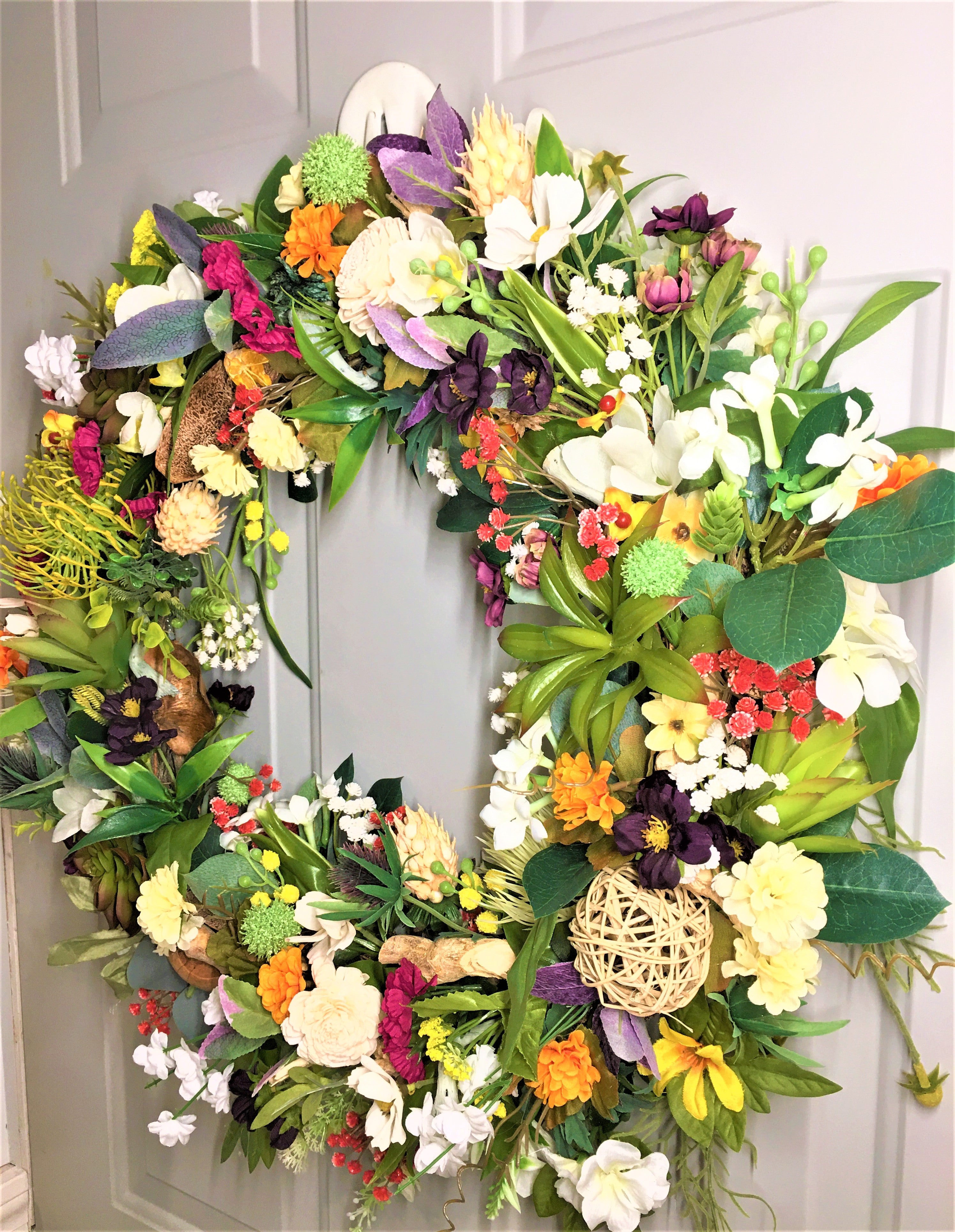 The Nature's Bounty Wreath 22"